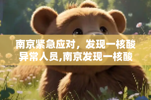 南京紧急应对，发现一核酸异常人员,南京发现一核酸异常人员