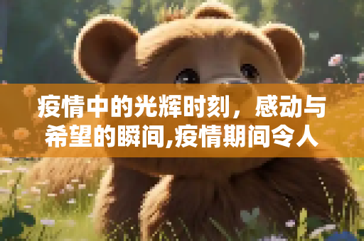疫情中的光辉时刻，感动与希望的瞬间,疫情期间令人感动的瞬间