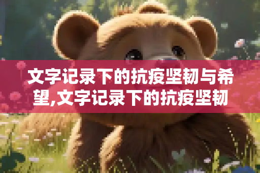 文字记录下的抗疫坚韧与希望,文字记录下的抗疫坚韧与希望