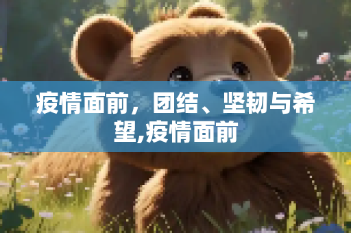 疫情面前，团结、坚韧与希望,疫情面前