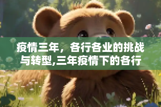 疫情三年，各行各业的挑战与转型,三年疫情下的各行各业