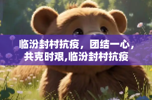 临汾封村抗疫，团结一心，共克时艰,临汾封村抗疫