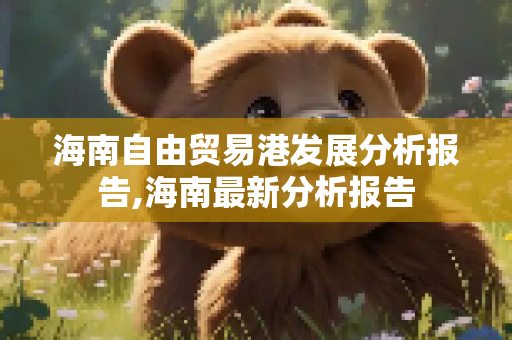 海南自由贸易港发展分析报告,海南最新分析报告
