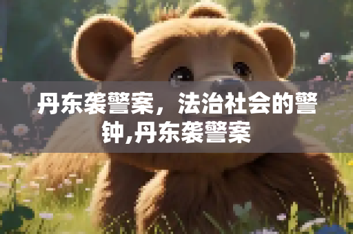 丹东袭警案，法治社会的警钟,丹东袭警案