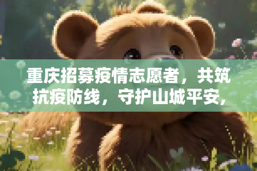 重庆招募疫情志愿者，共筑抗疫防线，守护山城平安,重庆招募疫情志愿者