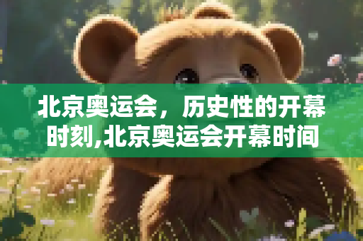 北京奥运会，历史性的开幕时刻,北京奥运会开幕时间
