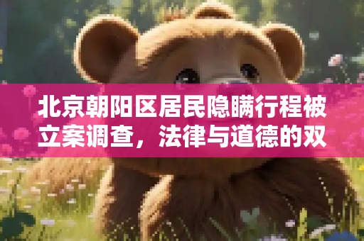 北京朝阳区居民隐瞒行程被立案调查，法律与道德的双重审视,北京朝阳一人隐瞒行程被立案