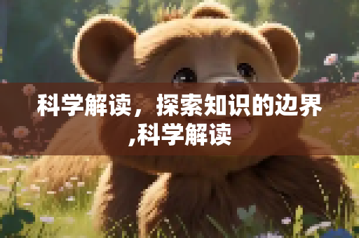 科学解读，探索知识的边界,科学解读