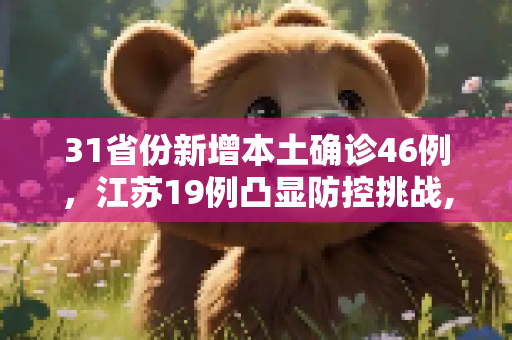 31省份新增本土确诊46例，江苏19例凸显防控挑战,31省份新增本土确诊46例 江苏19例
