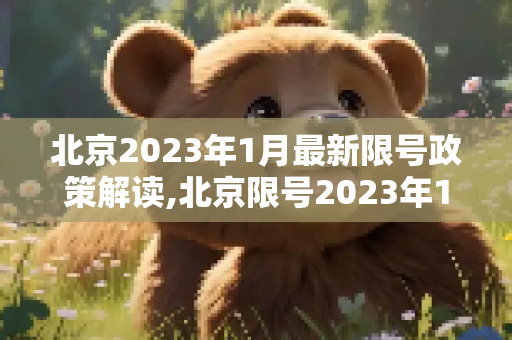 北京2023年1月最新限号政策解读,北京限号2023年1月最新限号